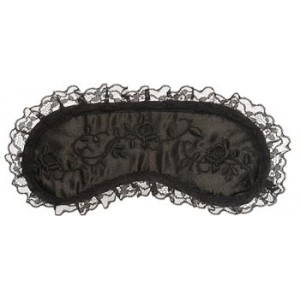 Lace Roses Black - maska na spanie